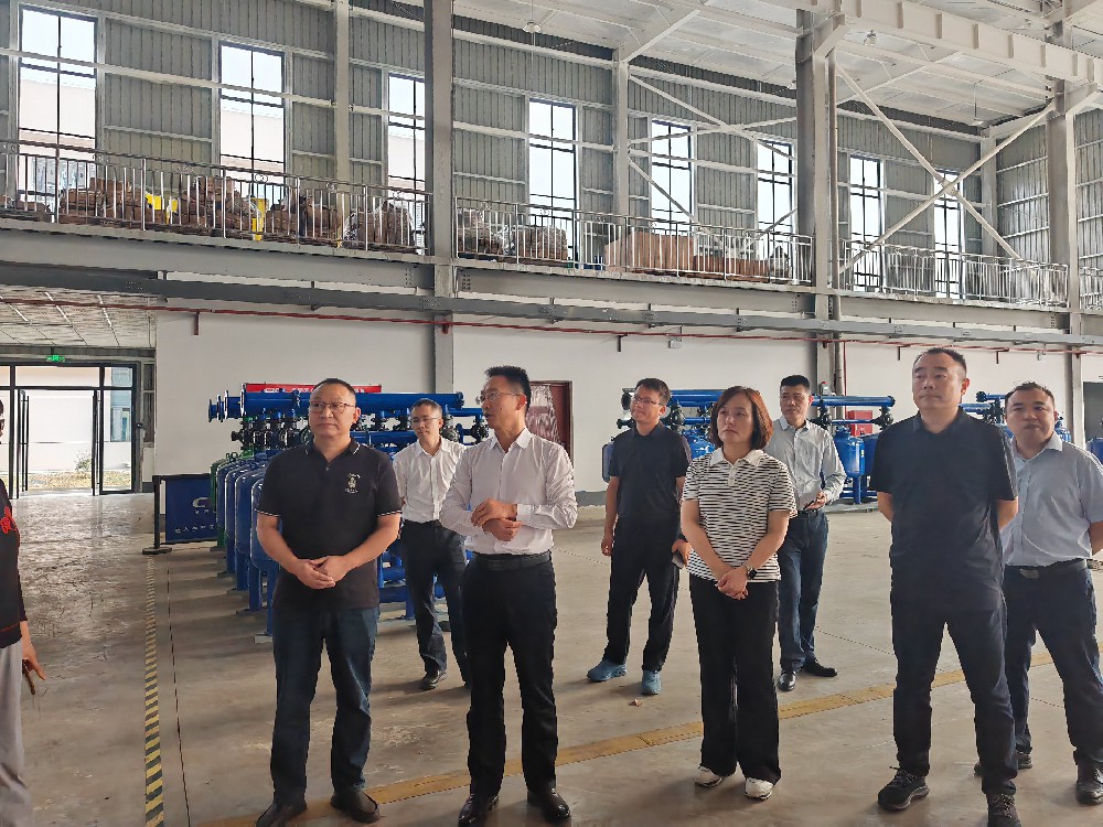 縣領導調研多靈環(huán)保,共謀高新區(qū)綠色發(fā)展